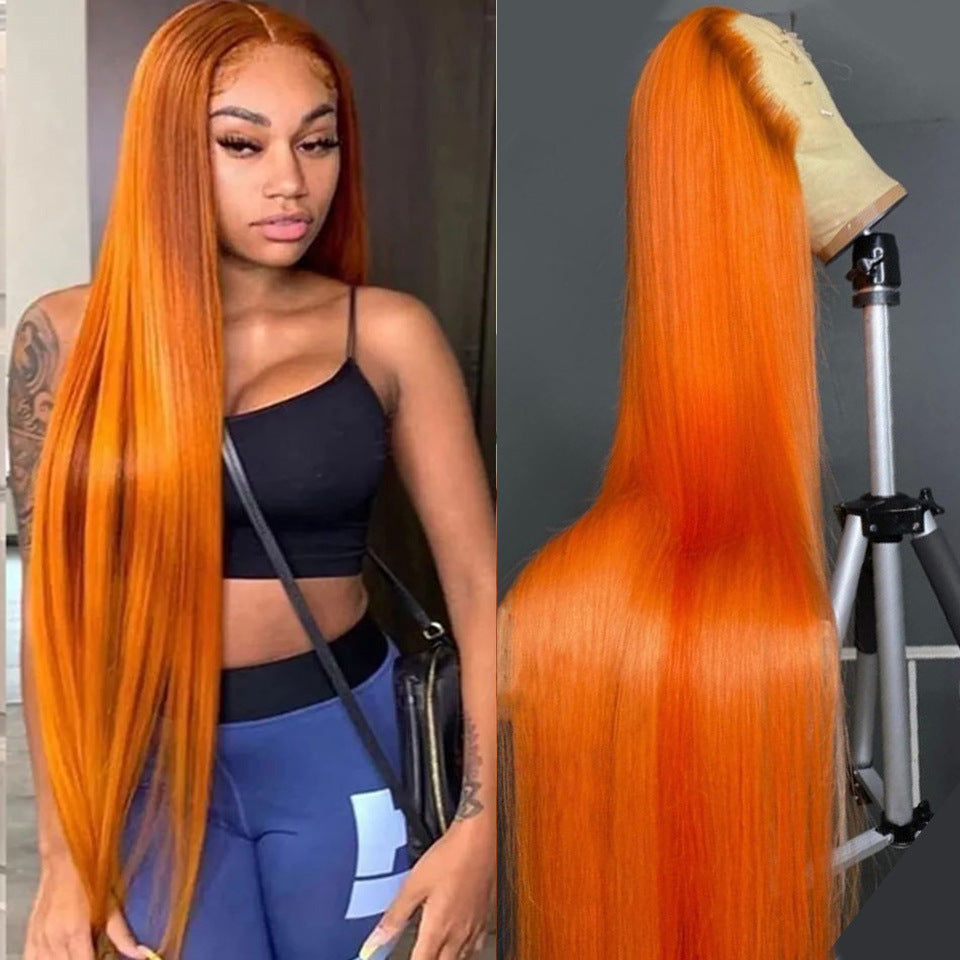 13x4 Orange Lace Front Wig