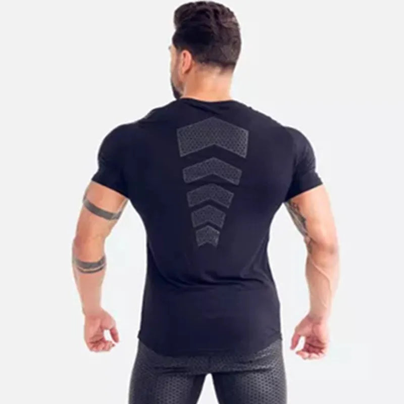 Compression Quick Dry Running Sport Skinny Short Tee Shirt