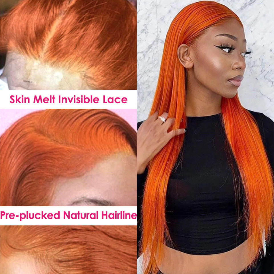 13x4 Orange Lace Front Wig