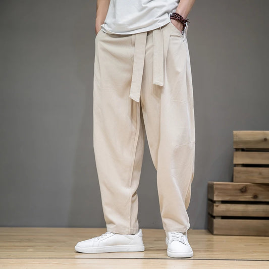 Elastic Waist Casual Harem Pant Loose Sweatpants