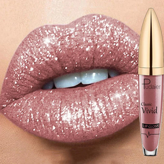 Long Lasting Matte Glitter Liquid Lipstick