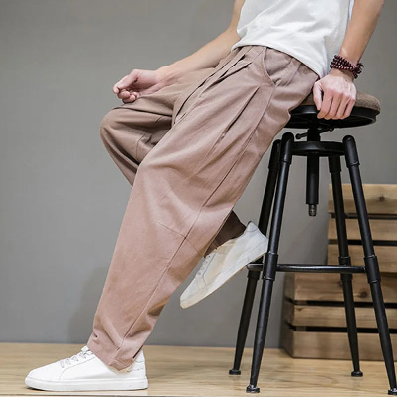 Elastic Waist Casual Harem Pant Loose Sweatpants