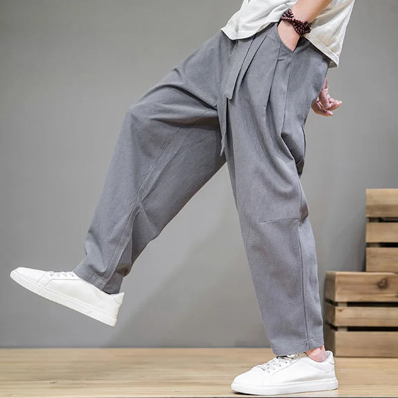 Elastic Waist Casual Harem Pant Loose Sweatpants