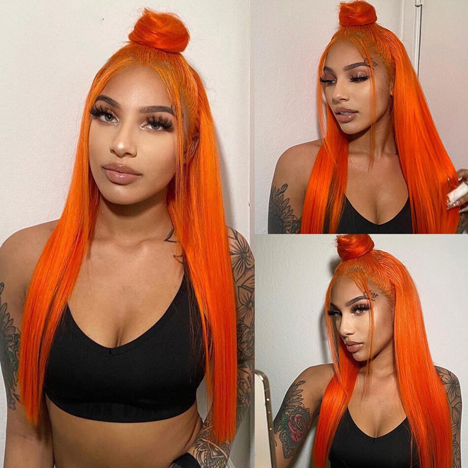 13x4 Orange Lace Front Wig