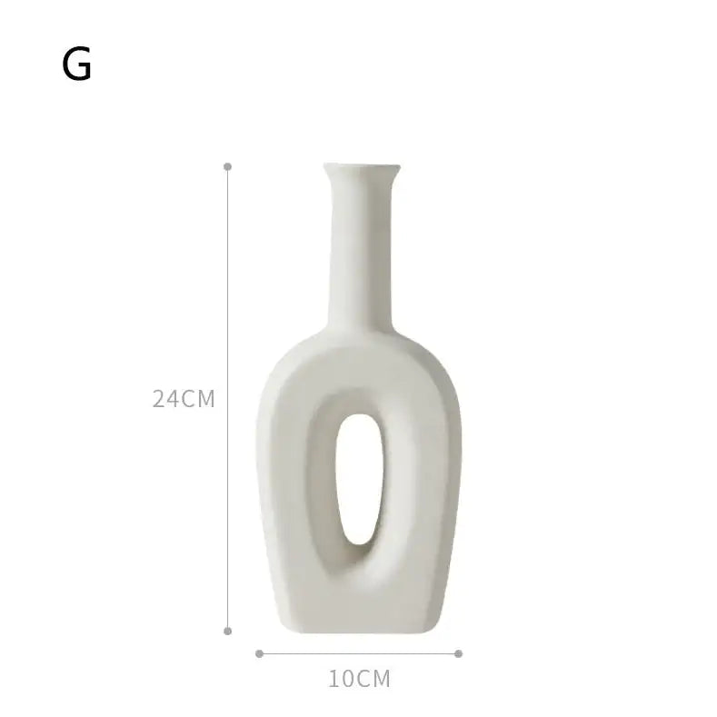 White Porcelain Vases